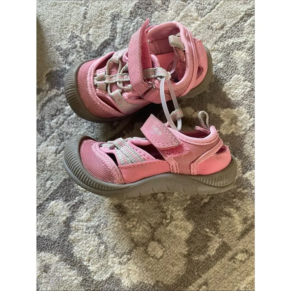 OshKosh B'gosh Pink Closed-Toe Kids Sandals
